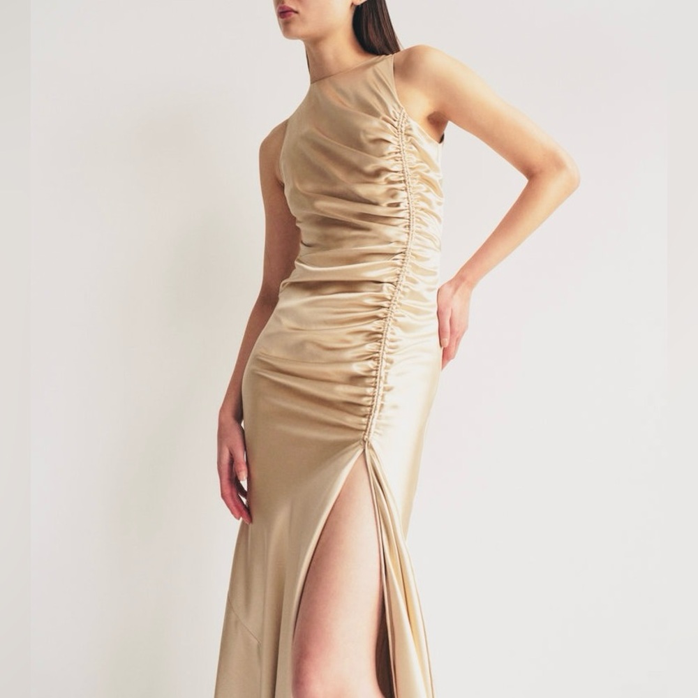 ALEJANDRA ALONSO ROJAS Ruched Tank Gown - Picture 2 of 11